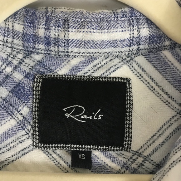 Rails Rolled Sleeve Plaid Shirt - Super Soft! - Picture 5 of 5